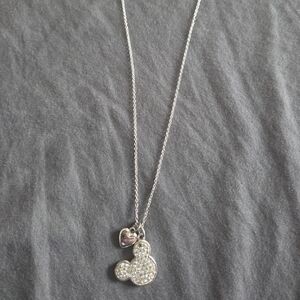 Elegant Silver Heart Pendant Necklace